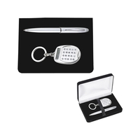 Silver ball pen and calculator key chain set.... from ASI 55540 Furniward...