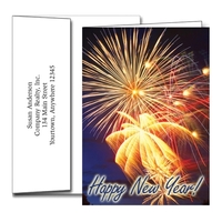 New Years greeting cards with fireworks design... from ASI 46719 Corner Lot...