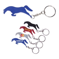 Horse shape bottle opener keychain