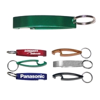 Jumbo size stylish eye shape bottle opener keychain