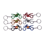 Motorbike shape bottle opener keychain