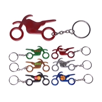 Motorbike shape bottle opener with key chain, red.... from ASI 74585 Nu Promo...