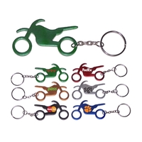 Motorbike shape bottle opener with key chain, green.... from ASI 74585 Nu...