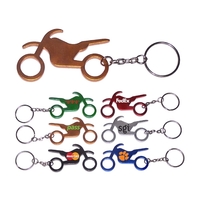 Motorbike shape bottle opener with key chain, gold.... from ASI 74585 Nu...