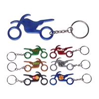 Motorbike shape bottle opener with key chain, blue.... from ASI 74585 Nu...