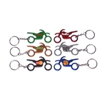 Motorbike shape bottle opener keychain