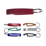 Stylish eye shape bottle opener keychain