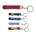 Skateboard shape bottle opener keychain