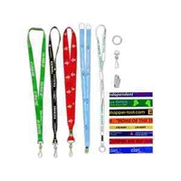 Lanyard 18" -21" long, choice of metal attachment, 3/4".... from ASI 49470...
