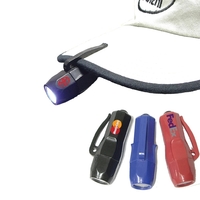 Miniature flashlight with clip
