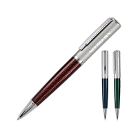 Twist action ballpoint pen with translucent barrel and black ink.... from ASI...