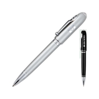 Solid brass twist action ballpoint pen with black ink, lacquer finish... from...