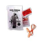 Racing fan kit with rain poncho