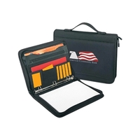 Polyester ringfolio with letter size writing pad.... from ASI 40544 Binaco /...