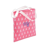 Pink ribbon event tote bag.... from ASI 40544 Binaco / Binaline