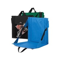 Polyester stadium seat cushion with back mesh pocket.... from ASI 40544...