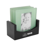 Frosted Photo Coaster Set