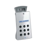 SLIDING ALARM CLOCK FM AUTO SCAN RADIO