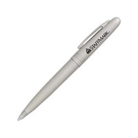 Twist action nickel silver ballpoint pen.... from ASI 40544 Binaco / Binaline