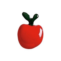 Large Painted Apple Lapel Pin
