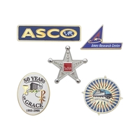 CloisEpoxy with Silk Screen Lapel Pin