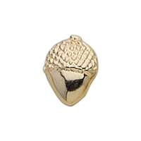 Acorn shape lapel pin with military clutch.... from ASI 68760 Marken...