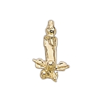 Christmas Candle Lapel Pin