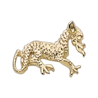 Dragon shape lapel pin with military clutch, up to 1".... from ASI 68760...