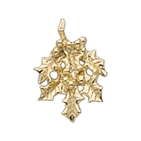 Holly Leaves Lapel Pin