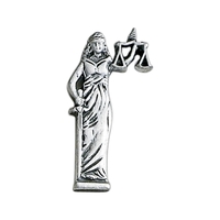 Lady Justice Lapel Pin