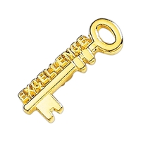 Key Excellence lapel pin with military clutch, up to 1".... from ASI 68760...