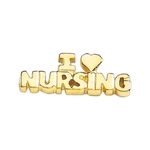 I Love Nursing Lapel Pin