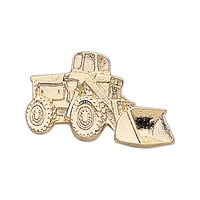 Front-End loader lapel pin with military clutch, up to 1 1/2".... from ASI...