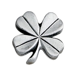 Four-Leaf Clover Lapel Pin