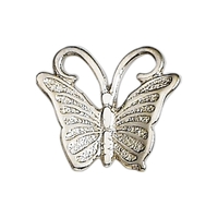 Butterfly shape lapel pin with military clutch, up to 3/4".... from ASI 68760...