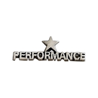 Star Performance lapel pin with military clutch, up to 1 1/4"... from ASI...