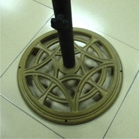 Umbrella stand made of commercial grade heavy duty powder coated steel.......