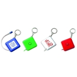 Square tape measure key chain
