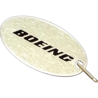 Zipper Pull (oval) w/a die struck imprint