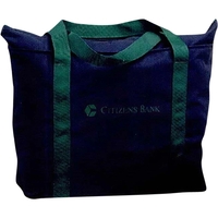 Medium zip-top tote bag