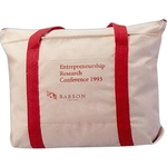 Jumbo Poly Zip-Top Tote Bag