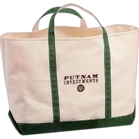 Heavy duck canvas boat tote bag with accent carry handles and... from ASI...