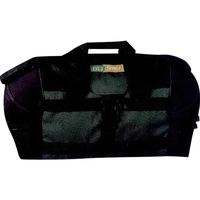 Conference duffel bag with top flap accent