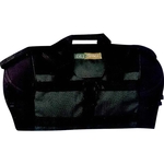 Conference duffel bag with top flap accent