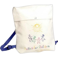 Nylon book pack with 1" adjustable shoulder strap and snap closure,... from...