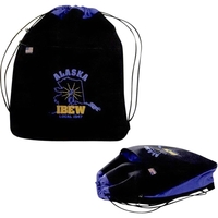 Expandable gusset drawcord