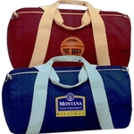 Top zipper barrel bag
