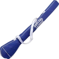Lacrosse stick bag with seam welting and adjustable shoulder strap, 47"......