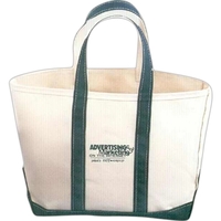 Canvas bag with accent carry handle and double bottom, 18.5" x... from ASI...