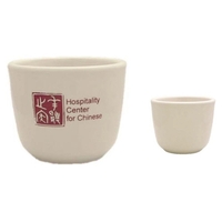 Vitrified stoneware natural Chinese tea cup, without handle, 4.5 oz.... from...